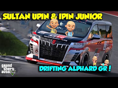 SULTAN UPIN IPIN DRIFTING PAKE ALPHARD MESIN 2JZ KENCANG REKOR - GTA V MOD UPIN & IPIN SPESIAL