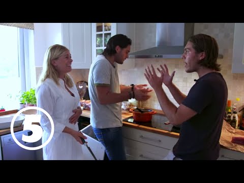 Wahlgrens värld | Kaos i köket när Benjamin och Oliver Ingrosso lagar pasta