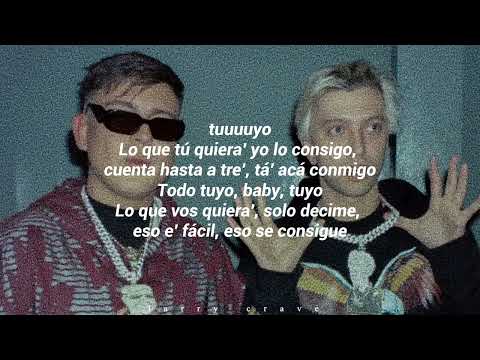 TUYO (LETRA) - Bhavi, YSY A, Drefquila