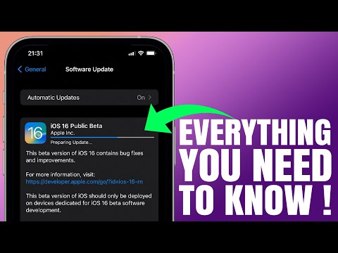 iOS 16 PUBLIC Beta Release - Everything You NEED To Know !