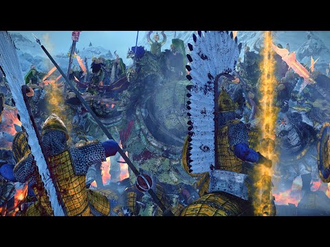KISLEV vs THE DEMON SPAWN OF CHAOS! I Total War Warhammer II Cinematic Battle (Fan made) I
