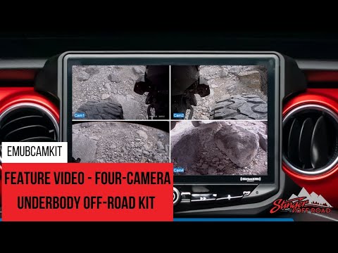 FEATURES: Universal Off-Road Underbody Four-Camera Kit with Built-In DVR | EMUBCAMKIT