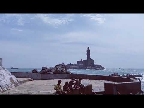 Senthil sreeja latest outing kanyakumari Beach