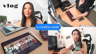 UX DESIGN vlog ☁️ feeling creative, BTS UI, Joker design, + what inspires me
