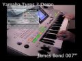 James Bond 007 Theme • Yamaha Tyros 3 Demo ...