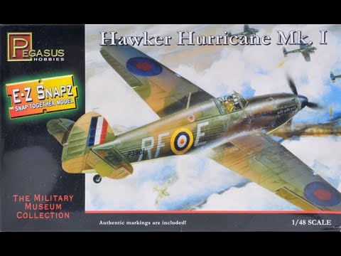 Pegasus E Z 1/48 Hawker Hurricane Mk 1