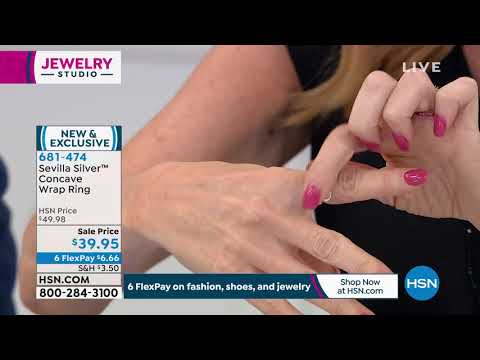 Sevilla Silver Concave Wrap Ring