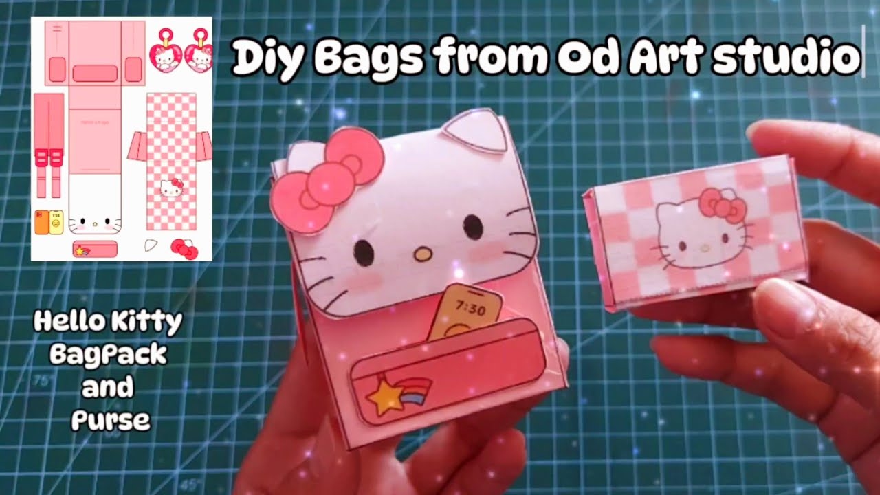 DIY Paper Bags From Od Studio Art|Paper Toys for Kids|Printable Paper toys|Sanrio|Hello Kitty|