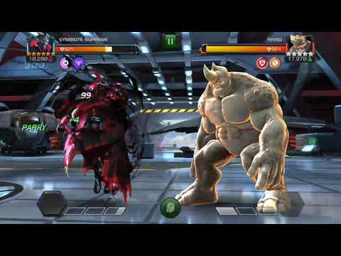 6 Star Rank 2 Symbiote Supreme God mode Gameplay | Marvel Contest of Champions
