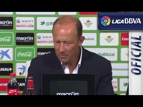 Press Conference Calderón after Real Betis (4-3) Real Valladolid - HD