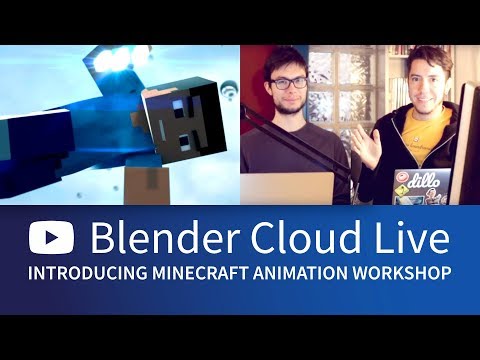 Blender Cloud - Minecraft Animation Workshop, Flamenco & Attract – Blender Cloud Live