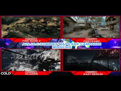 ALL COLD WAR ZOMBIES DLC MAPS FROM CAMPAIGN!!