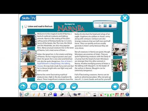 Excel 5 M 7 ex 1 p 90 Escape to Narnia Listen and read