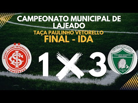 MELHORES MOMENTOS - INTERNACIONAL 1 X 3 PROJETO GUARANI - CATEGORIA PRINCIPAL