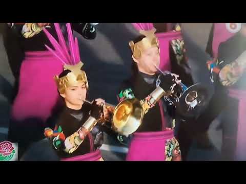 Banda Municipal de Zarcero, Costa Rica, en el Desfile de las Rosas 2024, Pasadena, CA.