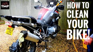 How to clean a motorcycle - Revisited