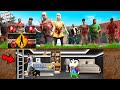 Franklin Shinchan Pinchan Hiding Underground From Zombie Apocalypse In GTA 5