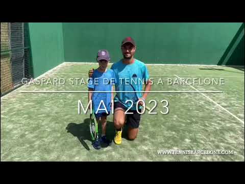 Gaspard Stage de Tennis à Barcelone