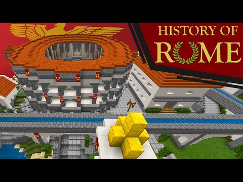 History of Rome Portrayed by Minecraft
