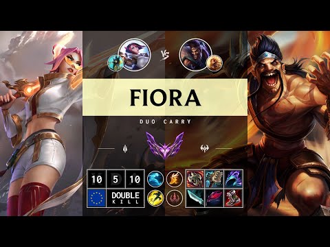 Fiora ADC vs Draven - EUW Master Patch 14.14