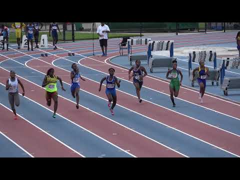 Girls 100m Dash 13-14 Year Old Heat 5 - 44th Annual Northwest Track and Field Classic 2019