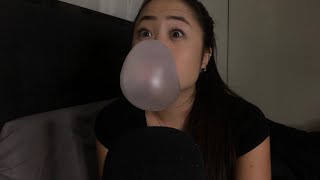 ASMR | BIG Gum Chewing | Bubble Blowing | Whispering