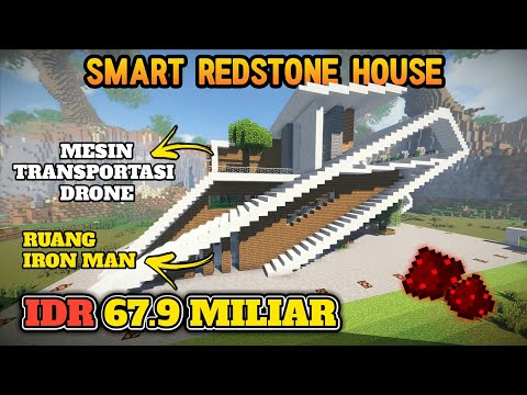 Insane Redstone Smart House for $67.9B in Minecraft!!