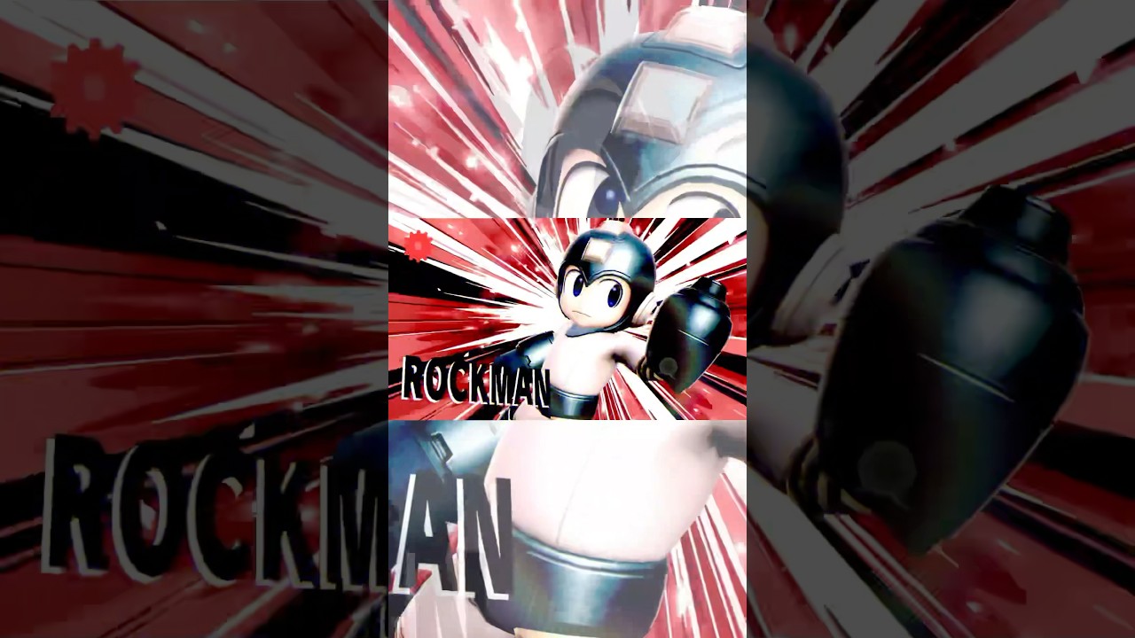 キャラに惚れさせられる動画Vol.ロックマン#megaman#shorts#はいよろこんで#こっちのけんと#ssbu#スマブラsp#音ハメ