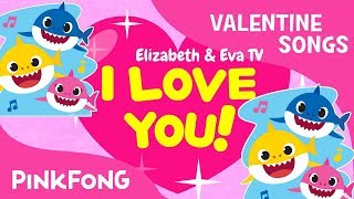 Valentine&#39;s Day Sharks ❤️ | Baby Shark Valentine | Pinkfong Songs for Children