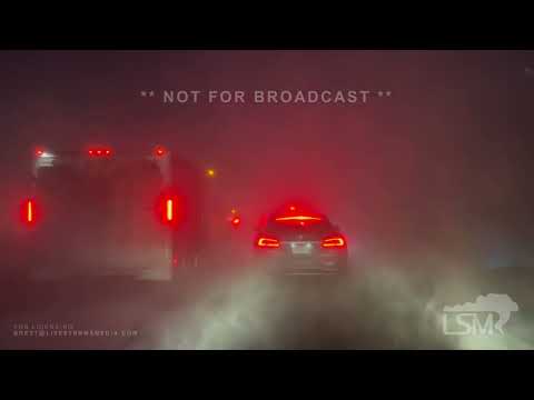 Arctic Cold Front and 12-21-2022 blinding Snow Squalls on Interstate 25 from Cheyenne to Wellington