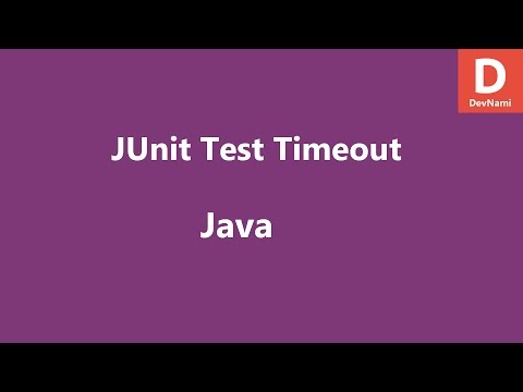 Java JUnit Test Timeout