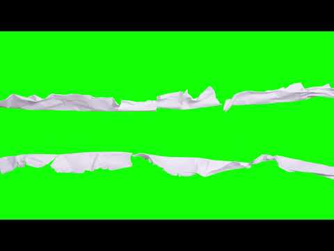 paper tear transitions | green screen 4k
