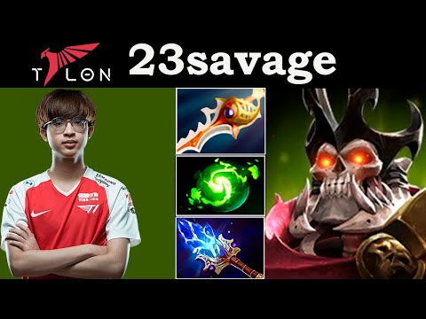 I'M NOT GOING TO DIE - 23savage Wraith King with Jabz vs Gabbi and Forev. WK carry 11k mmr average