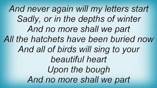 Bic Runga - And No More Shall We Part Lyrics
