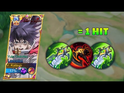 GLOBAL LANCELOT NEW BEST 1 HIT BUILD! THEY THINK I'M USING CHEAT! 😨