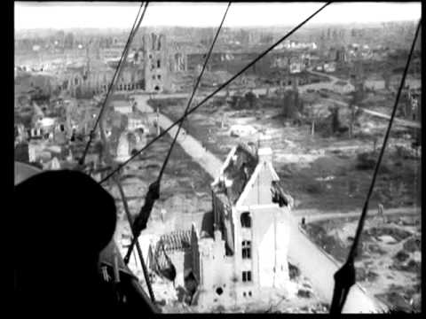 1919: Aerial views of Ypres