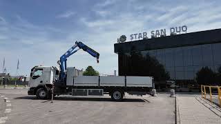 Camion plateau Volvo FE 240 4x2 HMF 1560 K3 HDS Rotator Crane Kran à vendre - Image 4 | Autoline CA Camion plateau Volvo FE 240 4x2 HMF 1560 K3 HDS Rotator Crane Kran | Image 4 - Autoline