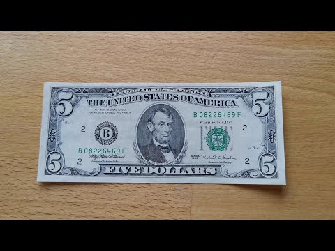 [4K] 5 Dollar Banknote Series 1995