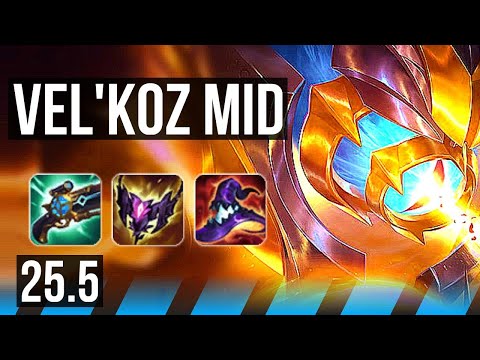 VEL'KOZ vs SYNDRA (MID) | EUW Diamond | 25.5