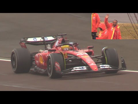 Lewis Hamilton Historical First Day Behind the Wheel of a Ferrari F1 Car- Legend Meets Legend!!!