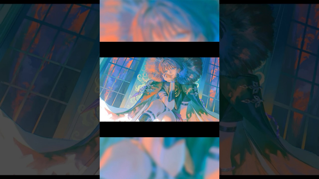 【厚塗り】⚜️30秒メイキング🕯️[ scaramouche ]【20250409】#shorts #procreate