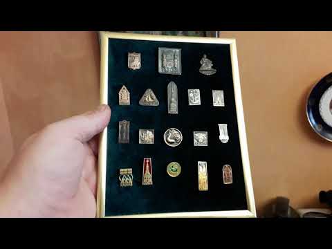 Мой способ оформления значков на иголке