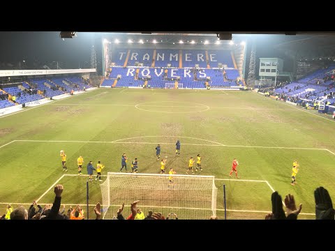 Coventry City Fans At Tranmere Rovers 01/01/2020