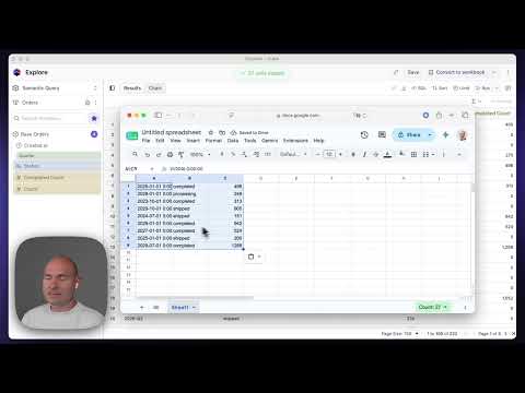 Extracting data: CSV export + copying values in Cube