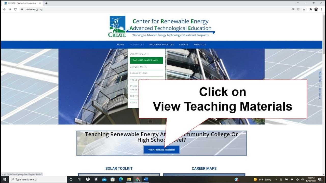 Teaching Resources for Energy Educators