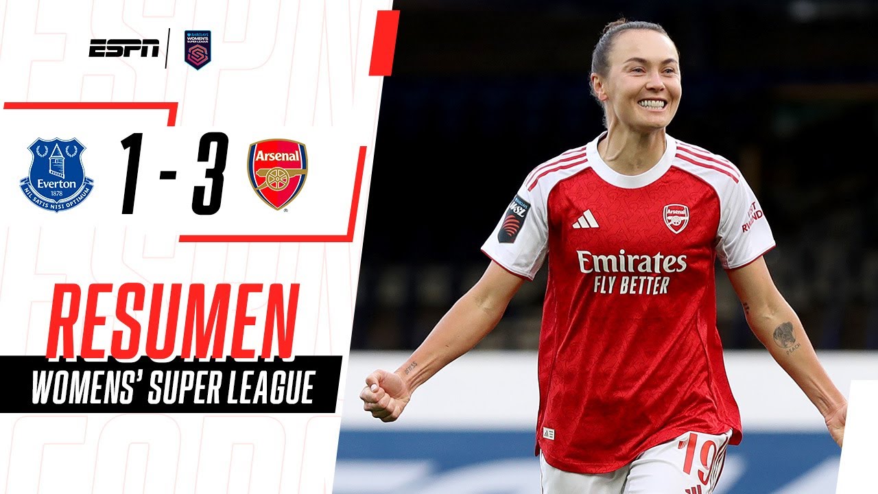 LAS GUNNERS CUMPLIERON Y NO LE PIERDEN PISADA AL CITY | Everton 1-3 Arsenal | RESUMEN