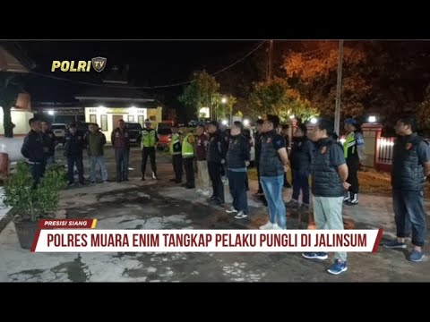 SATGAS SABER PUNGLI KAB MUARA ENIM AMANKAN PELAKU PUNGLI TERHADAP SUPIR
