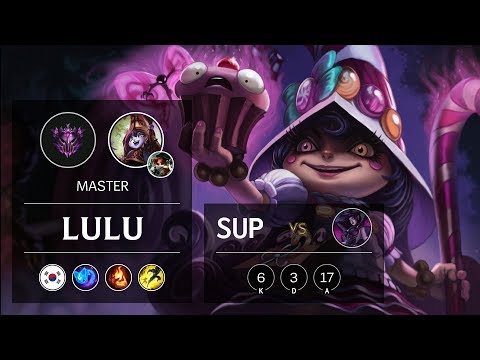 Lulu Support vs Morgana - KR Master Patch 9.21