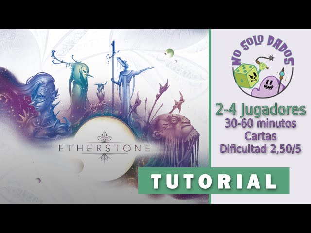 Vídeo relacionado con Etherstone - Juego de Mesa Estratégico y Escalable | 2 a 4 Jugadores | A Partir de 14 Años | Combos de Cartas, Dados y Gestión de Recursos | Blackrock Games