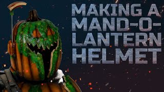 Making a Mand O Lantern Helmet